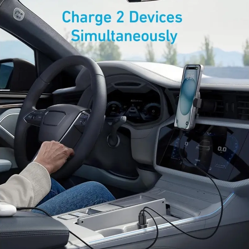 Anker Ultra-Compact Dual-Port Car Charger A2741